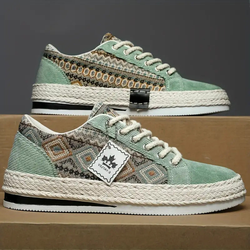 Puffsneakers | Low Top Lace-Up Canvas