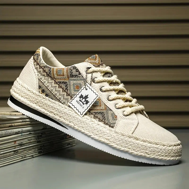 Puffsneakers | Low Top Lace-Up Canvas
